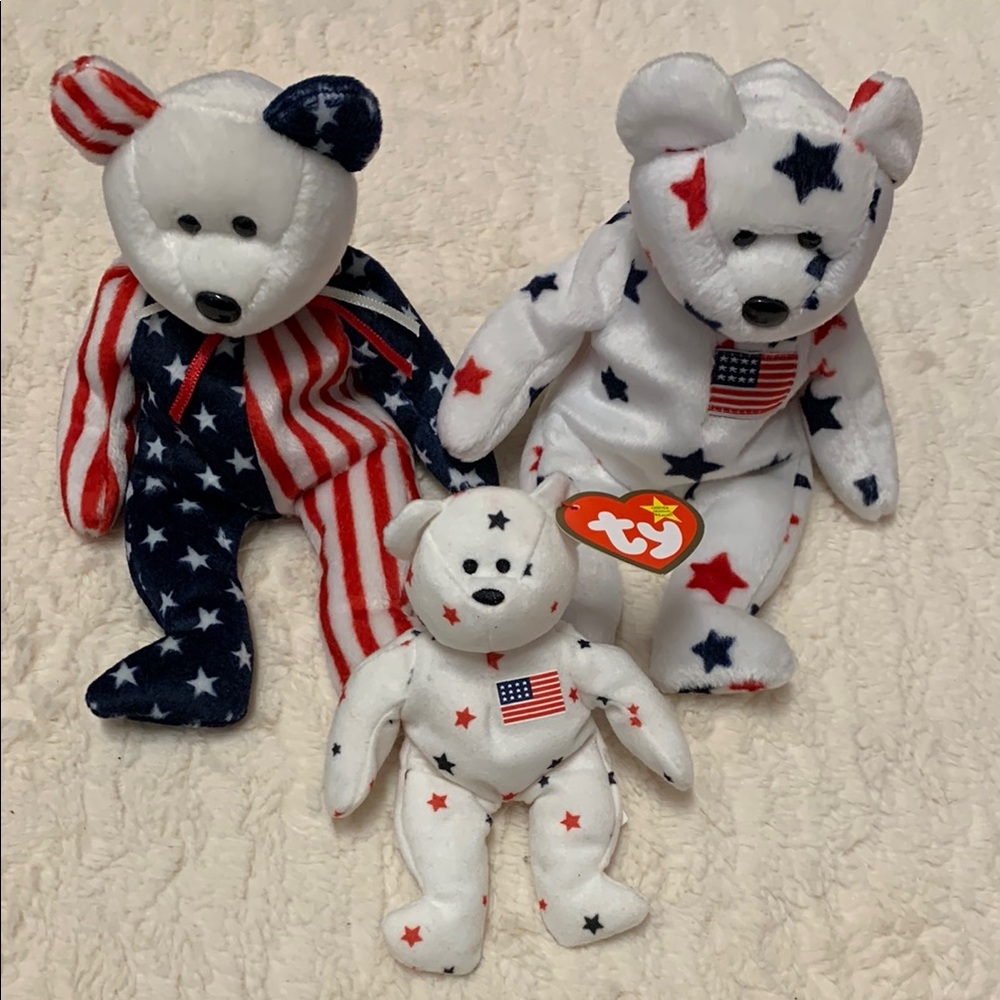 Spangle & Glory TY Beanie Babies with Teenie McDonald’s Glory